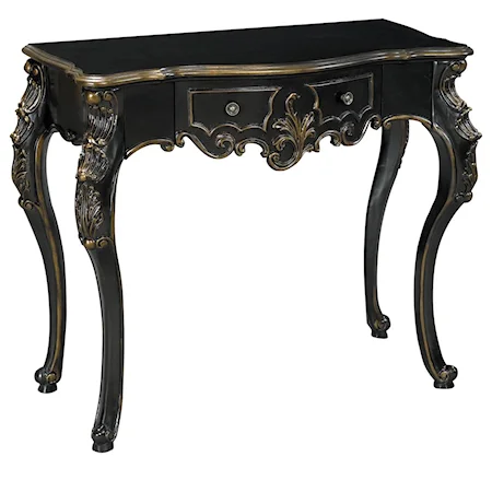 Traditional Carved Console Table